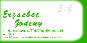 erzsebet godeny business card